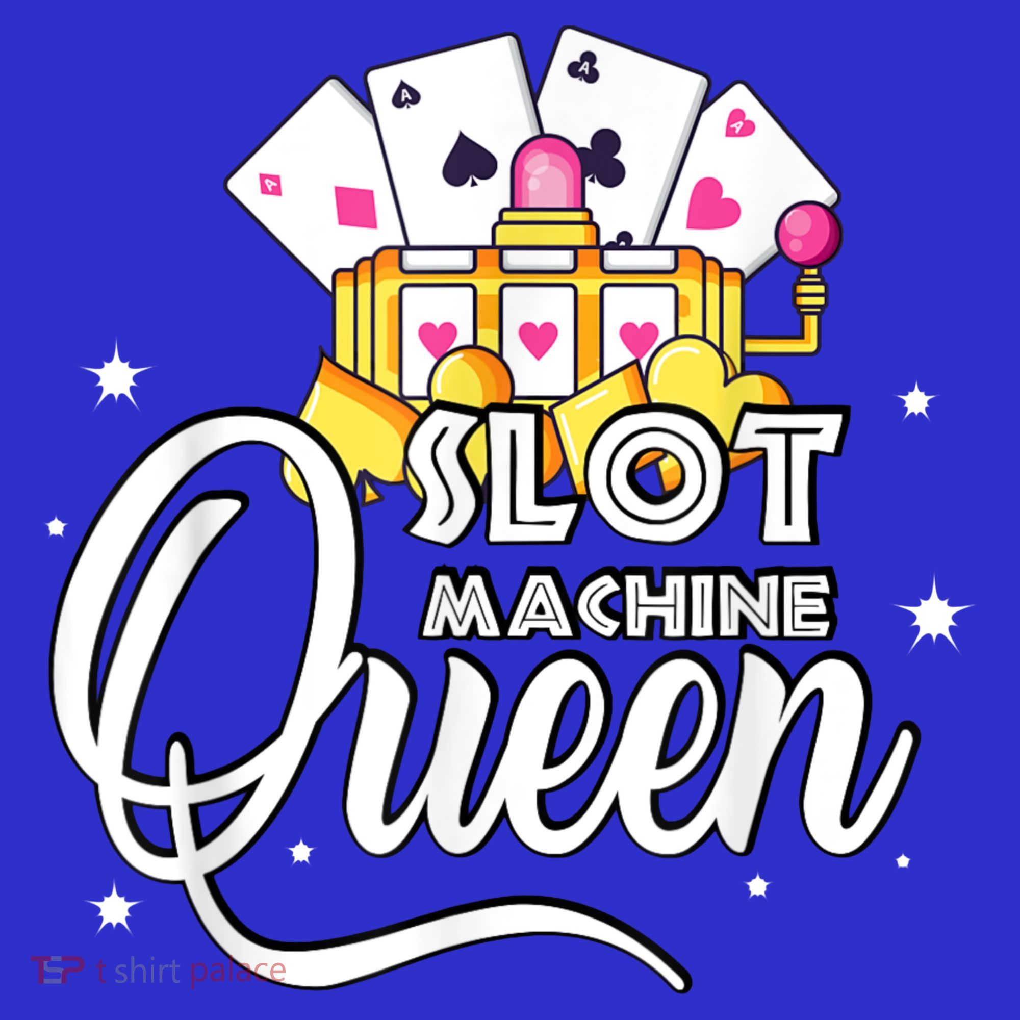 Slot Machine Queen Casino Gambling Cute Funny Mousepad