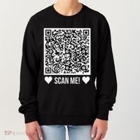 Scan Me! Qr Scan Me Original Proposal Engagement Gif Women's Sweatshirt thumb 0