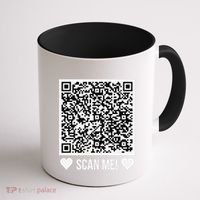 Scan Me! Qr Scan Me Original Proposal Engagement Gif Coffee Mug thumb 1