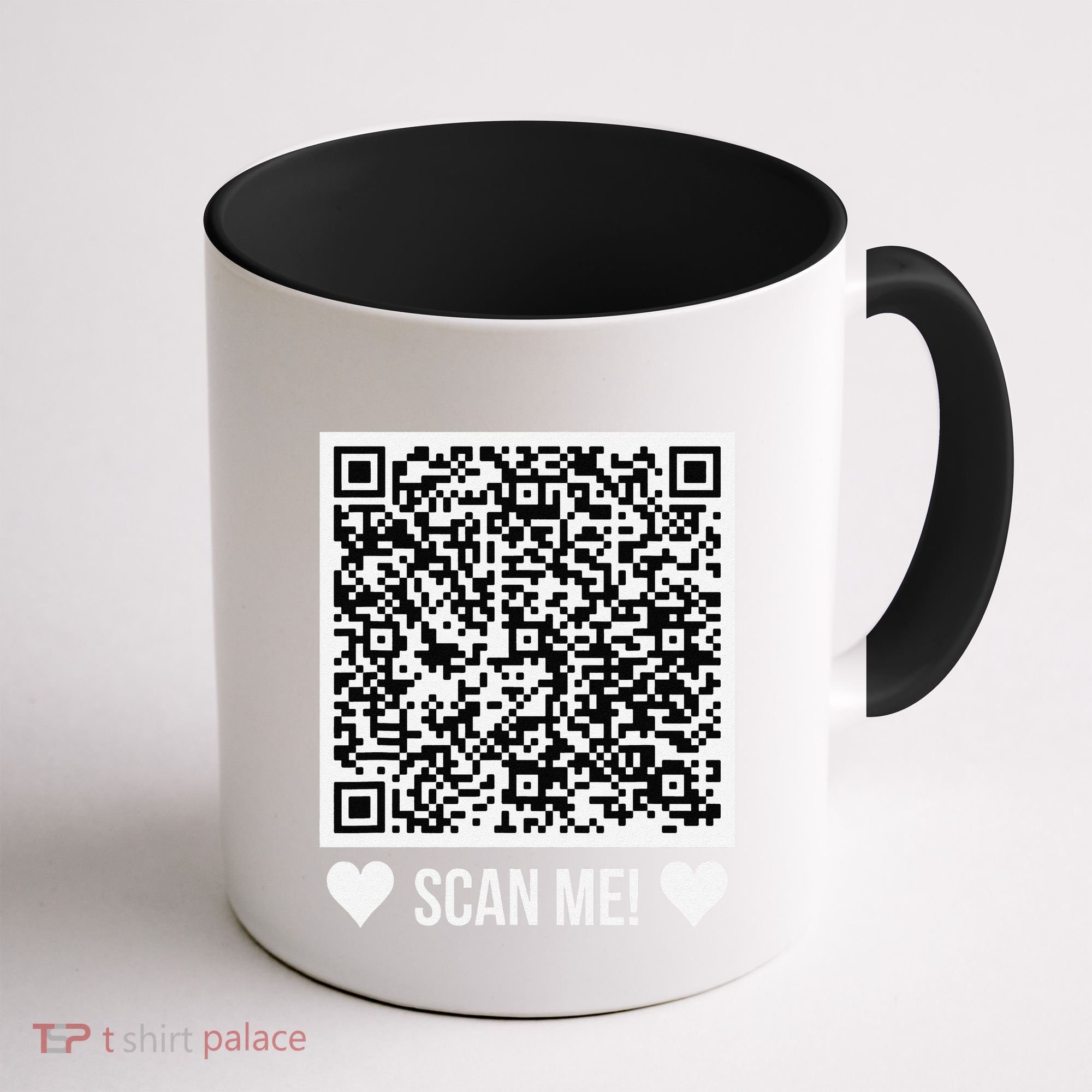 Scan Me! Qr Scan Me Original Proposal Engagement Gif Coffee Mug