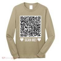 Scan Me! Qr Scan Me Original Proposal Engagement Gif Long Sleeve Shirt thumb 0