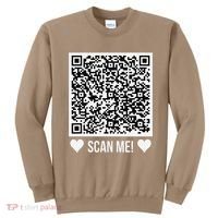 Scan Me! Qr Scan Me Original Proposal Engagement Gif Sweatshirt thumb 0