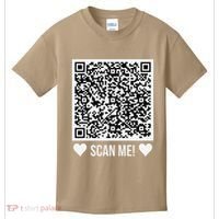 Scan Me! Qr Scan Me Original Proposal Engagement Gif Kids T-Shirt thumb 0