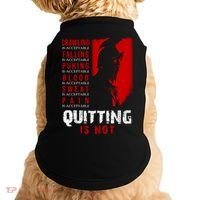 Spartan Motivational Quote Doggie Tank thumb 0