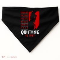 Spartan Motivational Quote USA-Made Doggie Bandana thumb 0