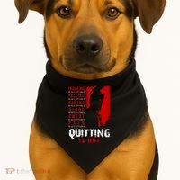 Spartan Motivational Quote USA-Made Doggie Bandana thumb 1