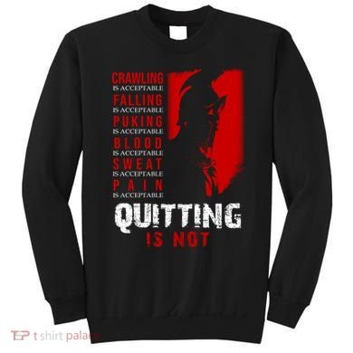 Spartan Motivational Quote Sweatshirt