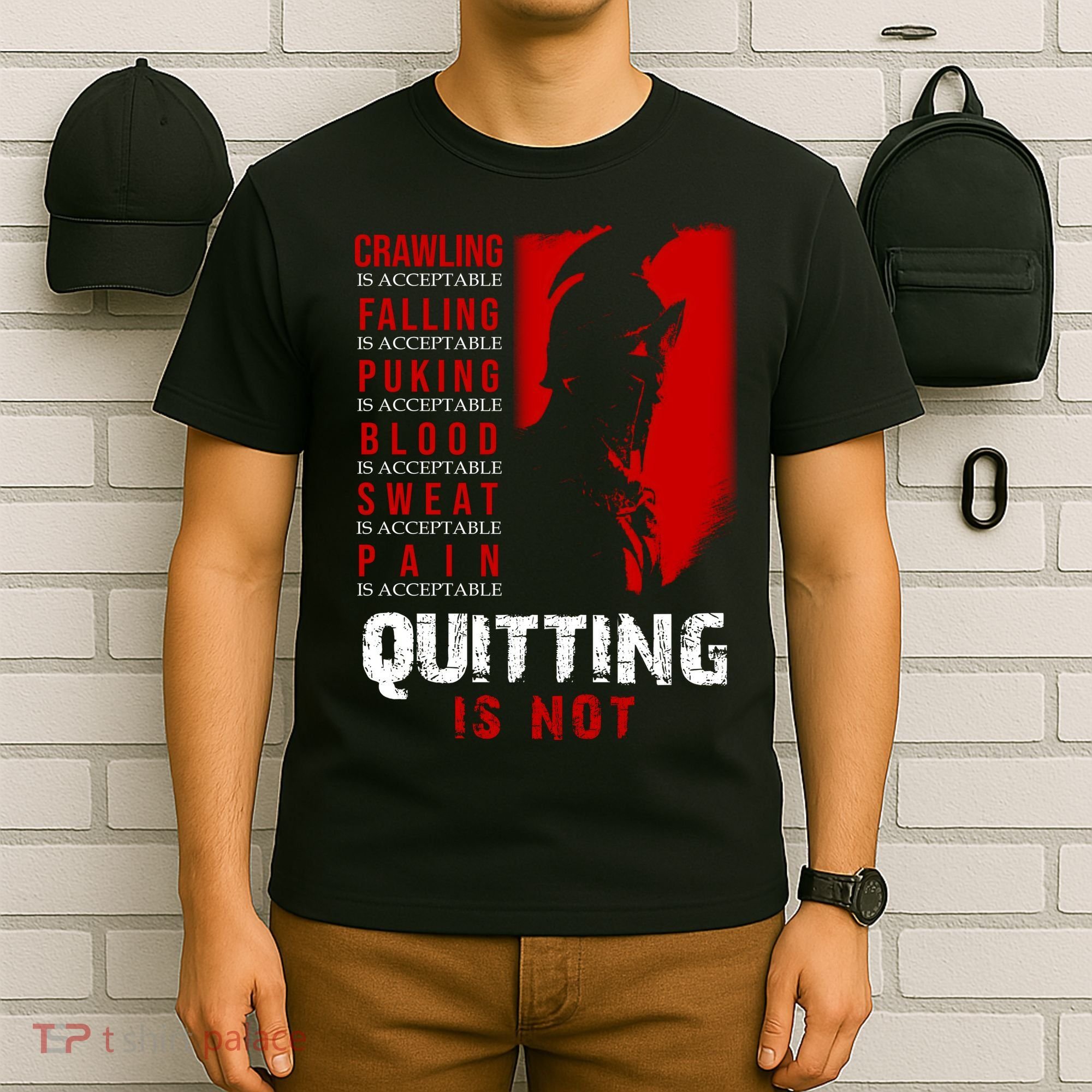 Spartan Motivational Quote T-Shirt