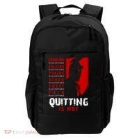 Spartan Motivational Quote Backpack thumb 0