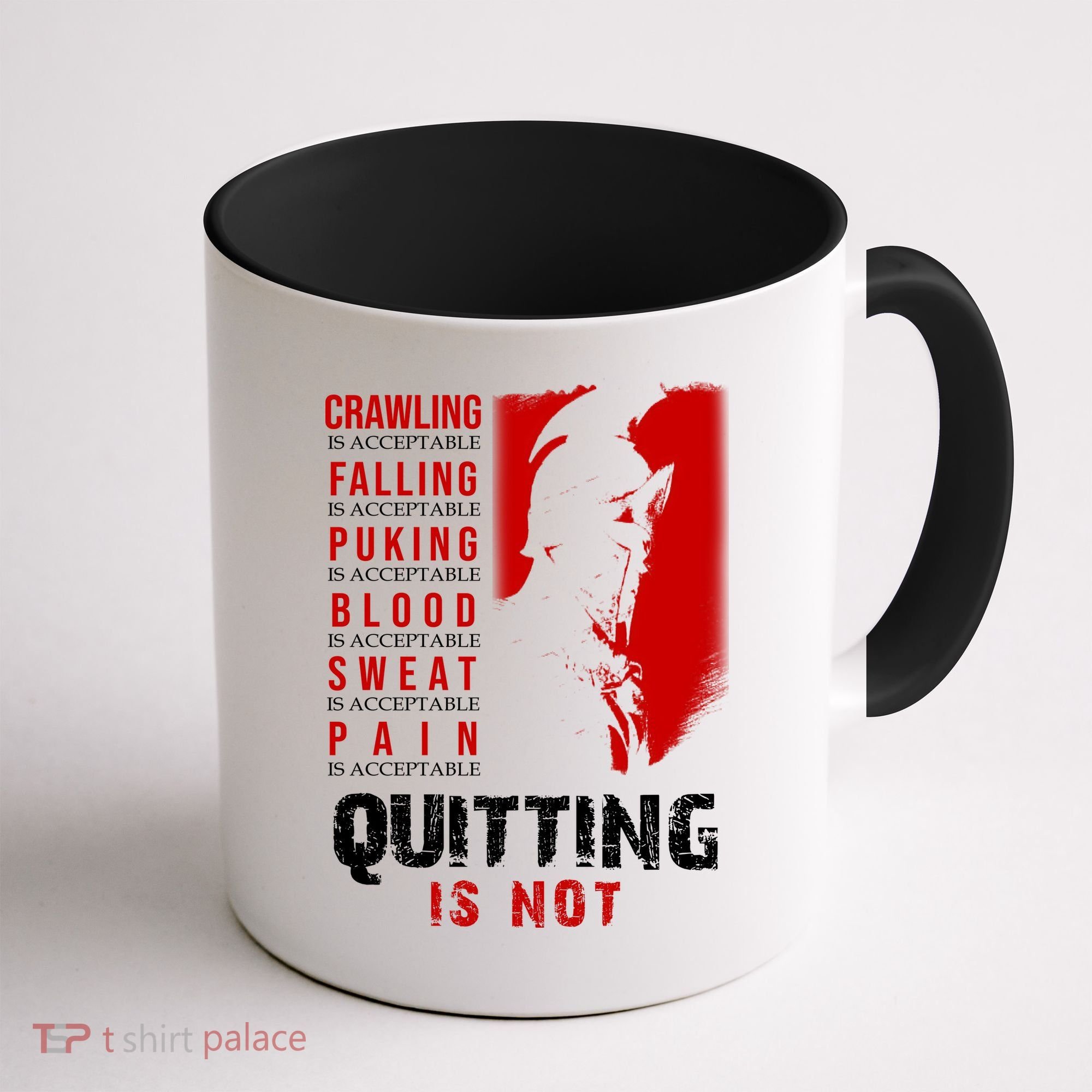 Spartan Motivational Quote Coffee Mug