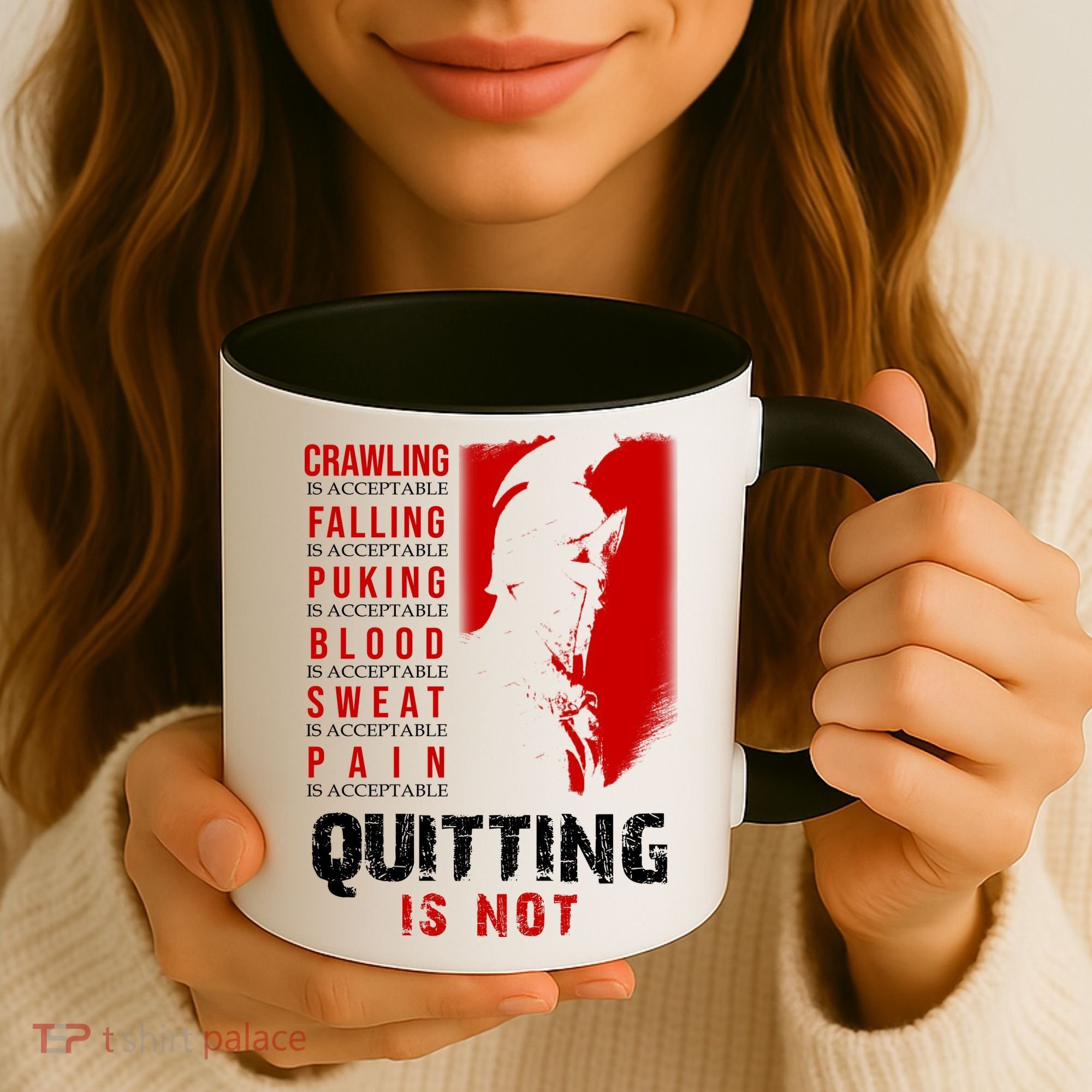 Spartan Motivational Quote Coffee Mug