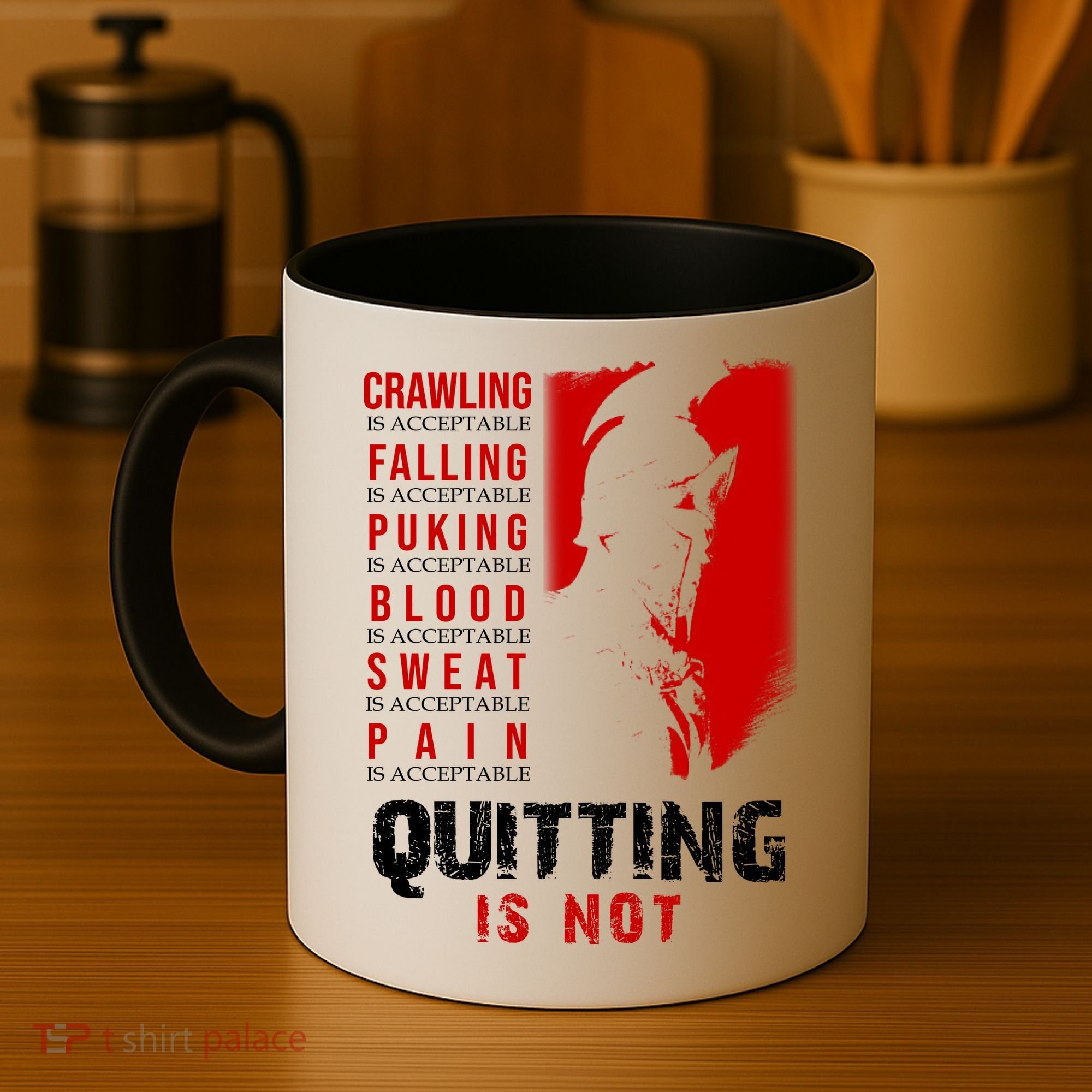 Spartan Motivational Quote Coffee Mug