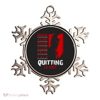 Spartan Motivational Quote Ornament