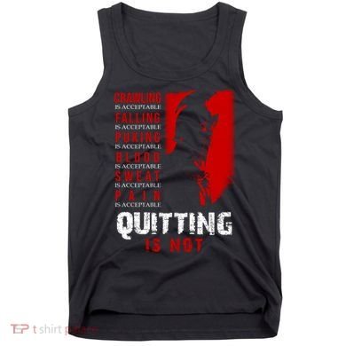 Spartan Motivational Quote Tank Top