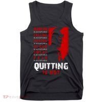 Spartan Motivational Quote Tank Top thumb 0