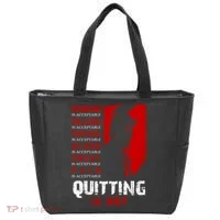 Spartan Motivational Quote Tote Bag thumb 0