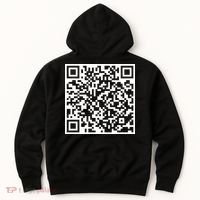 Scan Me QR Code Peace Love F*ck Off Funny Hoodie thumb 7