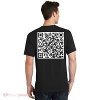 Scan Me QR Code Peace Love F*ck Off Funny T-Shirt thumb 1