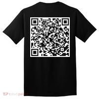 Scan Me QR Code Peace Love F*ck Off Funny Tall T-Shirt thumb 1