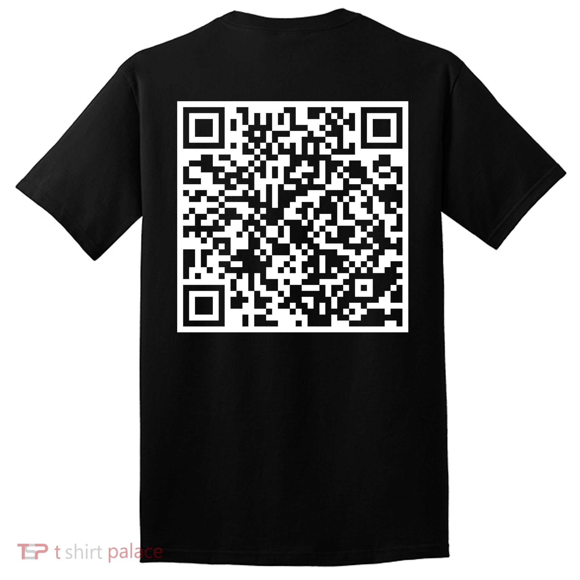 Scan Me QR Code Peace Love F*ck Off Funny Tall T-Shirt