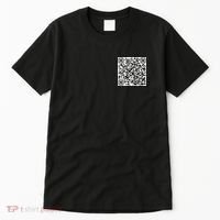Scan Me QR Code Peace Love F*ck Off Funny Tall T-Shirt thumb 0