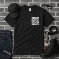 Scan Me QR Code Peace Love F*ck Off Funny Tall T-Shirt thumb 4