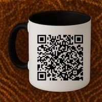 Scan Me QR Code Peace Love F*ck Off Funny Coffee Mug thumb 3