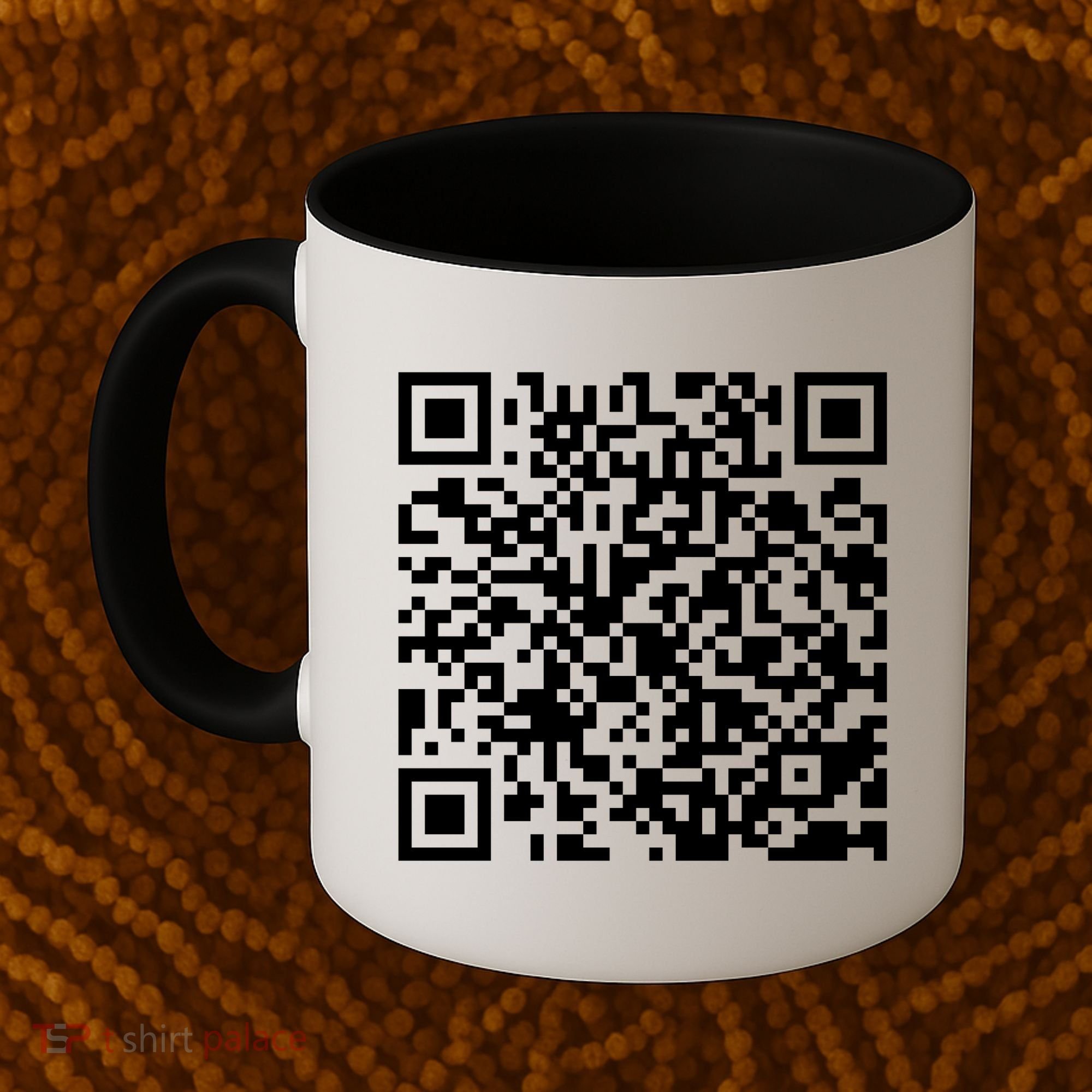 Scan Me QR Code Peace Love F*ck Off Funny Coffee Mug