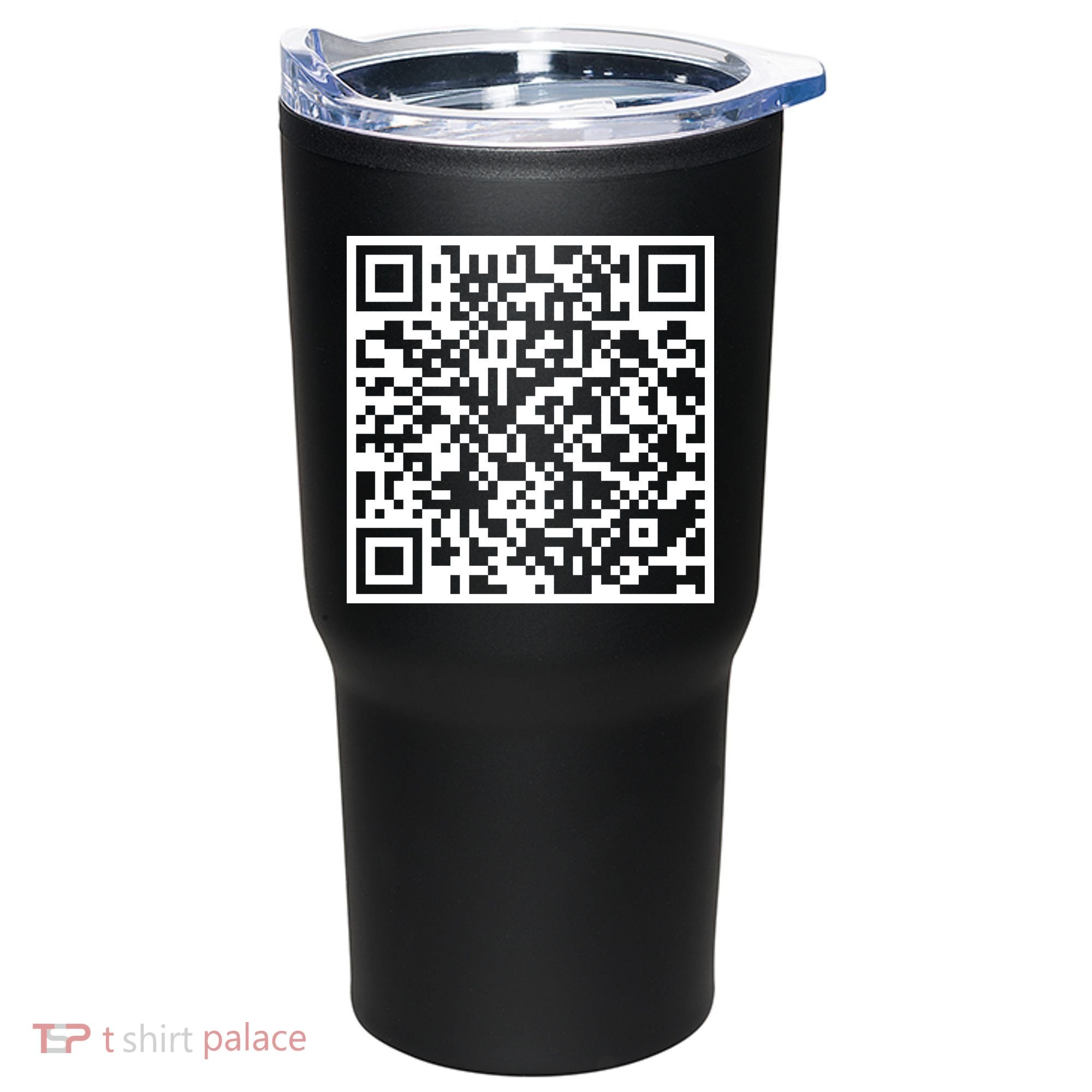 Scan Me QR Code Peace Love F*ck Off Funny Tumbler