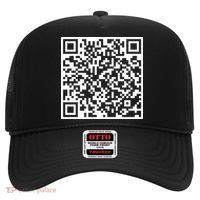 Scan Me QR Code Peace Love F*ck Off Funny Hat thumb 0