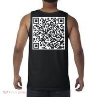 Scan Me QR Code Peace Love F*ck Off Funny Tank Top thumb 1