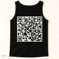 Scan Me QR Code Peace Love F*ck Off Funny Tank Top thumb 6