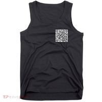 Scan Me QR Code Peace Love F*ck Off Funny Tank Top thumb 0