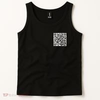 Scan Me QR Code Peace Love F*ck Off Funny Tank Top thumb 3