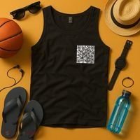 Scan Me QR Code Peace Love F*ck Off Funny Tank Top thumb 5