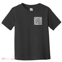 Scan Me QR Code Peace Love F*ck Off Funny Toddler T-Shirt thumb 0