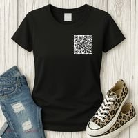 Scan Me QR Code Peace Love F*ck Off Funny Women's T-Shirt thumb 4