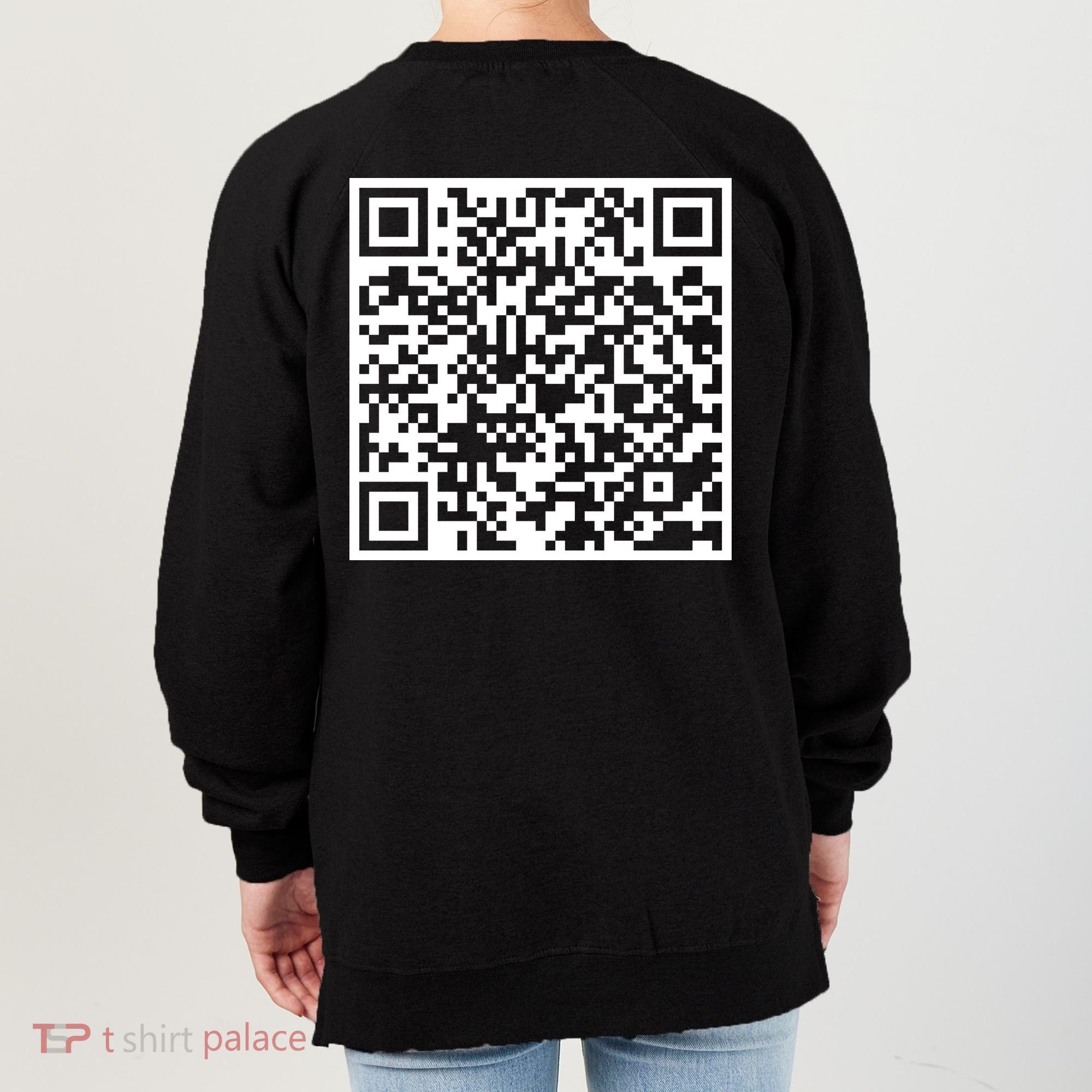 Scan Me QR Code F*ck Off Women's Sweatshirt