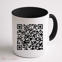 Scan Me QR Code F*ck Off Coffee Mug thumb 1