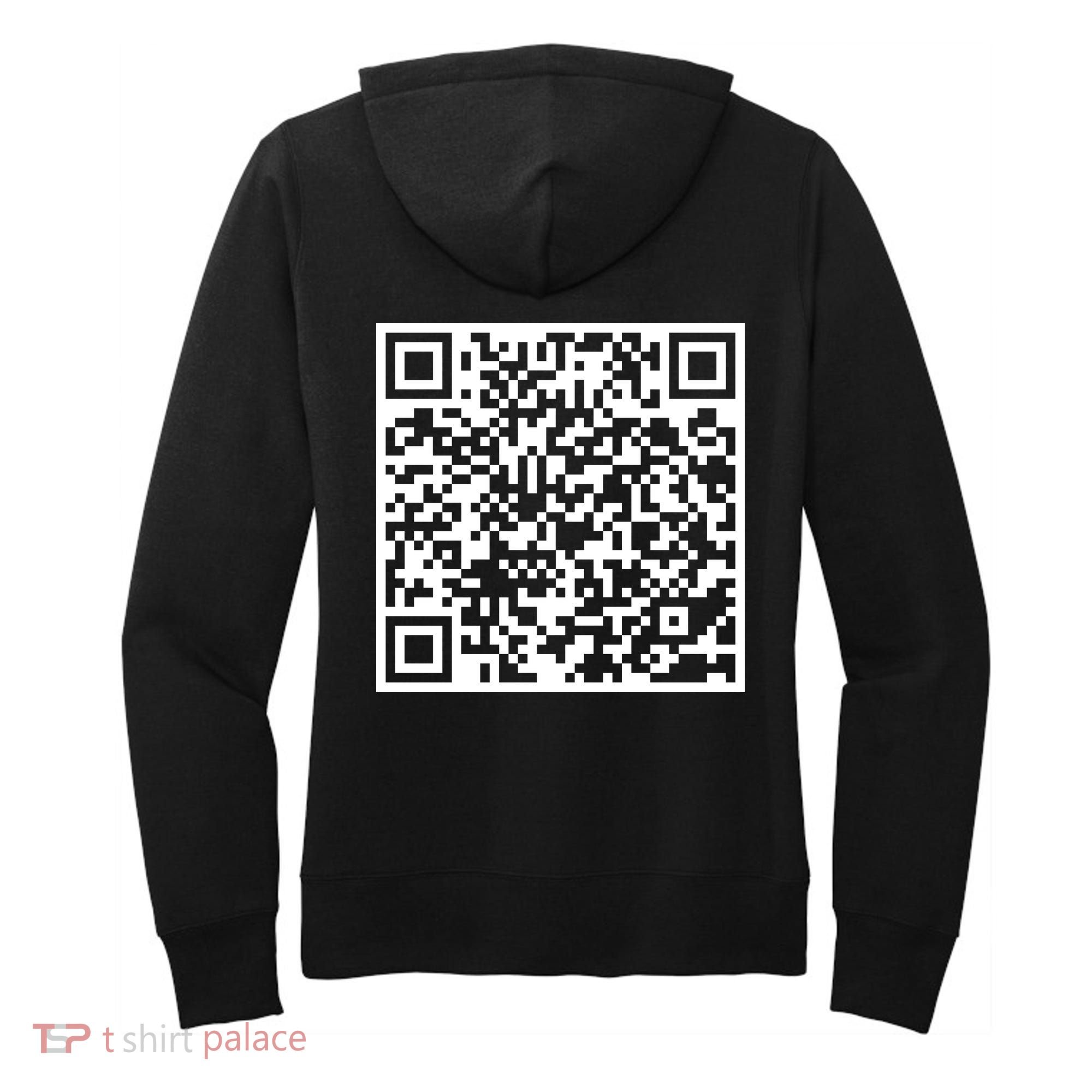 Scan Me QR Code F*ck Off Women's Hoodie