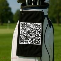 Scan Me QR Code F*ck Off Golf Towel thumb 4