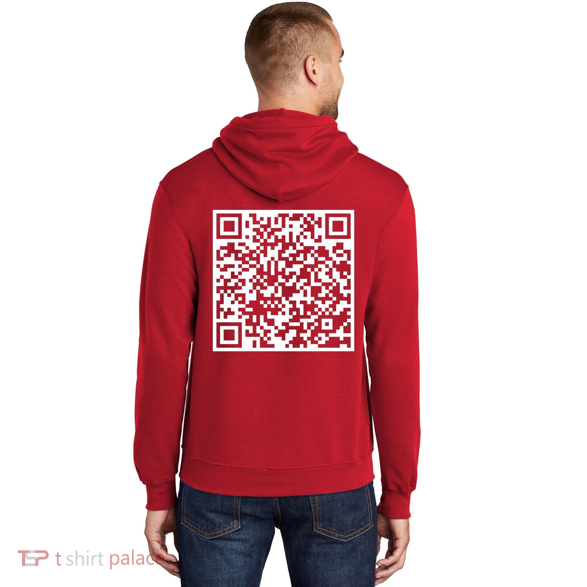 Scan Me QR Code F*ck Off Hoodie