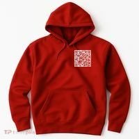 Scan Me QR Code F*ck Off Hoodie thumb 0