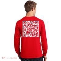 Scan Me QR Code F*ck Off Long Sleeve Shirt thumb 1