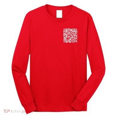 Scan Me QR Code F*ck Off Long Sleeve Shirt