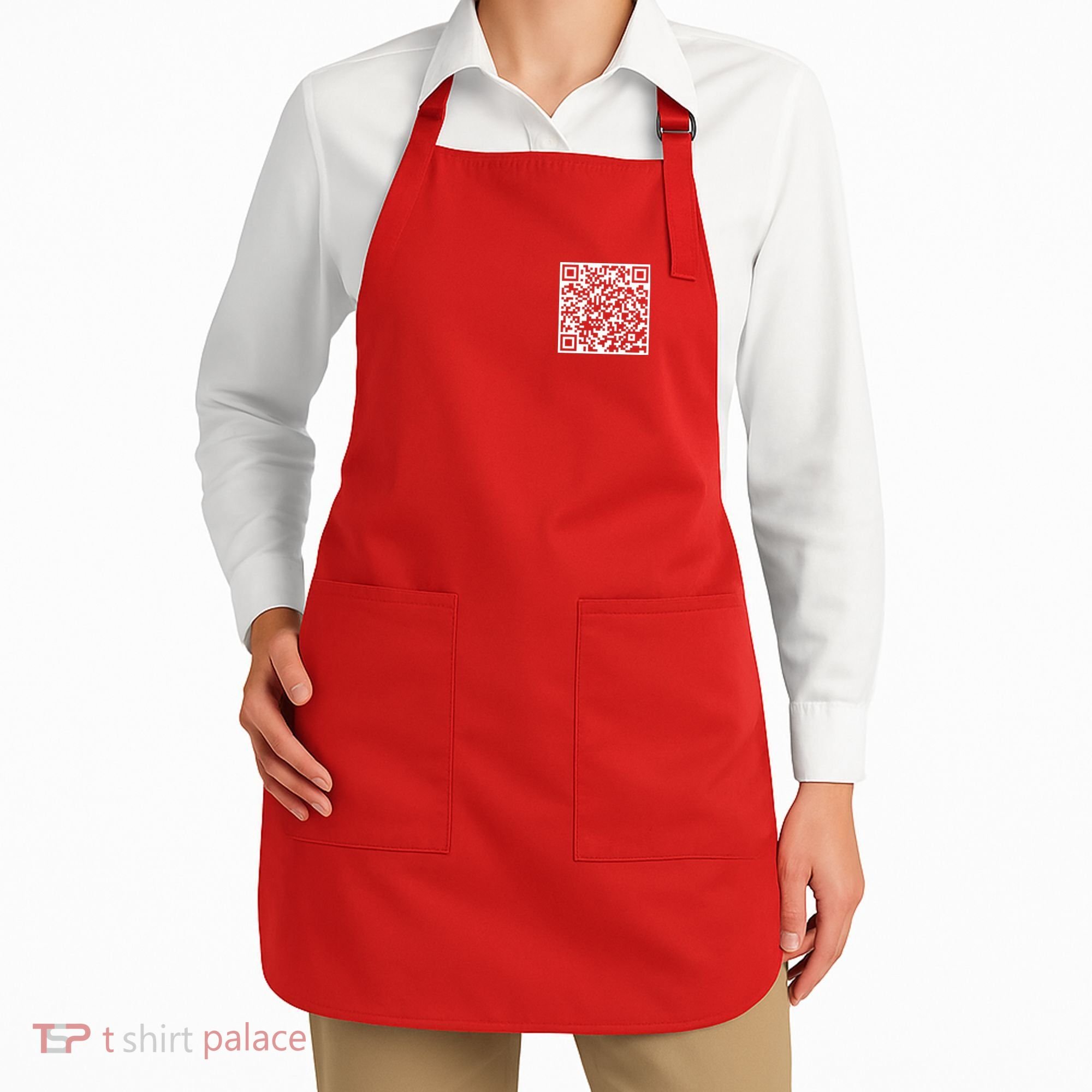 Scan Me QR Code F*ck Off Apron