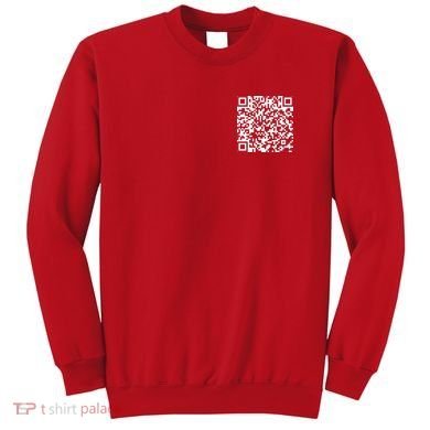 Scan Me QR Code F*ck Off Sweatshirt