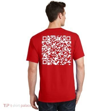 Scan Me QR Code F*ck Off T-Shirt back