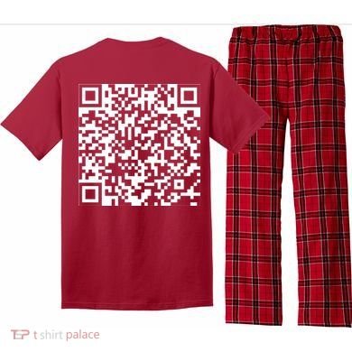Scan Me QR Code F*ck Off Pajama Set back
