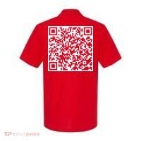 Scan Me QR Code F*ck Off Polo thumb 1